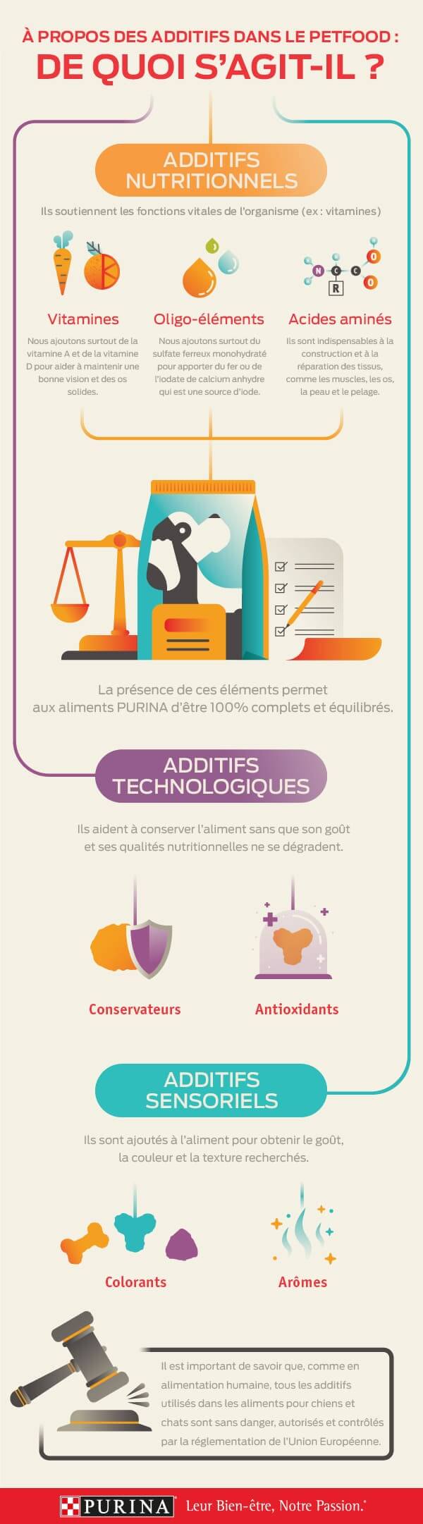 infographie des additifs