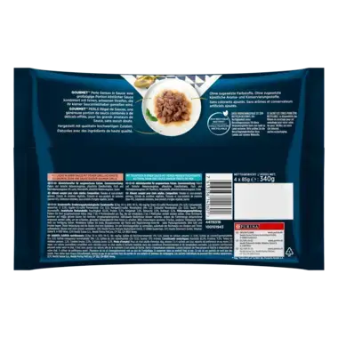 GOURMET™ PERLE Genuss in Sauce Fisch 4x85 g​