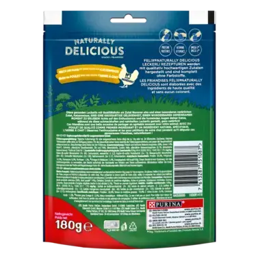 FELIX® NATURALLY DELICIOUS POULET & HERBE A CHATS 6X180 g