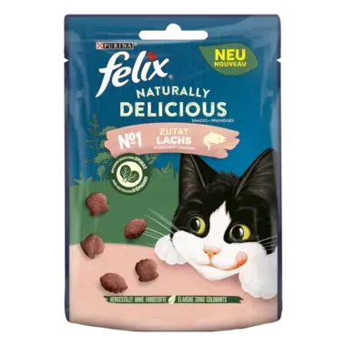 FELIX® NATURALLY DELICIOUS SAUMON & EPINARDS 8X50 g