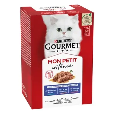 GOURMET™ MON PETIT Intense mit Thunfisch,mit Lachs, mit Forelle 6x50g