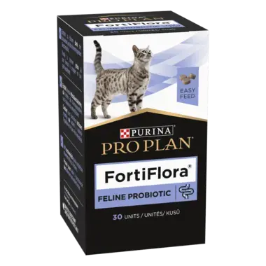 PURINA® PRO PLAN® FELINE FORTIFLORA® Bouchées à croquer - Supplément probiotique pour chat