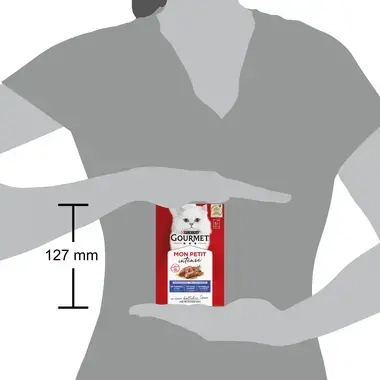 GOURMET™ MON PETIT Intense au Thon, saumon, truite 6x50g​