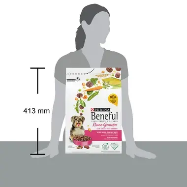 PURINA BENEFUL Petits Gourmands au bœuf et aux légumes du jardin, Adult Small, Croquettes pour Chiens, Sac 2.8kg